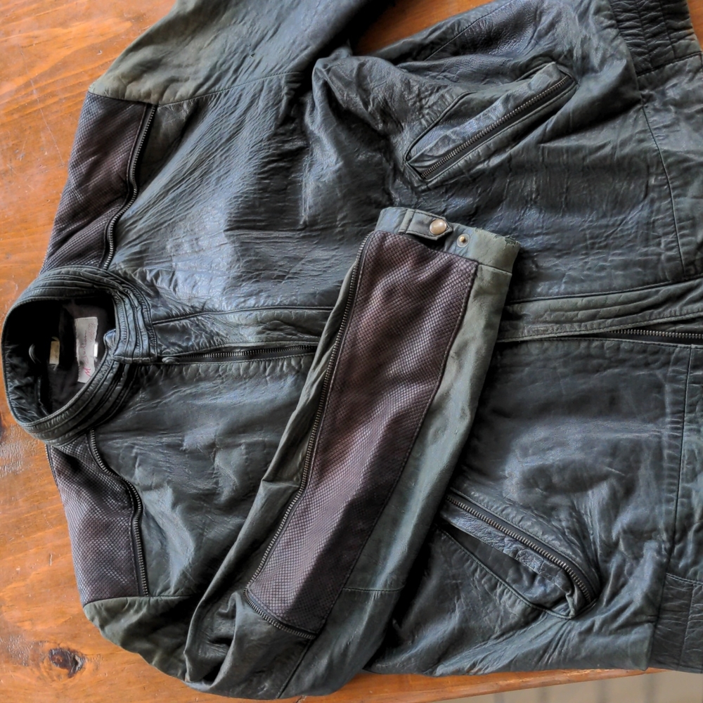 M. Julian Harley Davidson Vintage Leather Jacket
